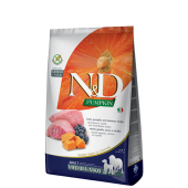 N&D Pumpkin Adult Medium and Maxi Lamb&Blueberry за пораснали кучета от средните и големи породи с агнешко месо, тиква и боровинка 